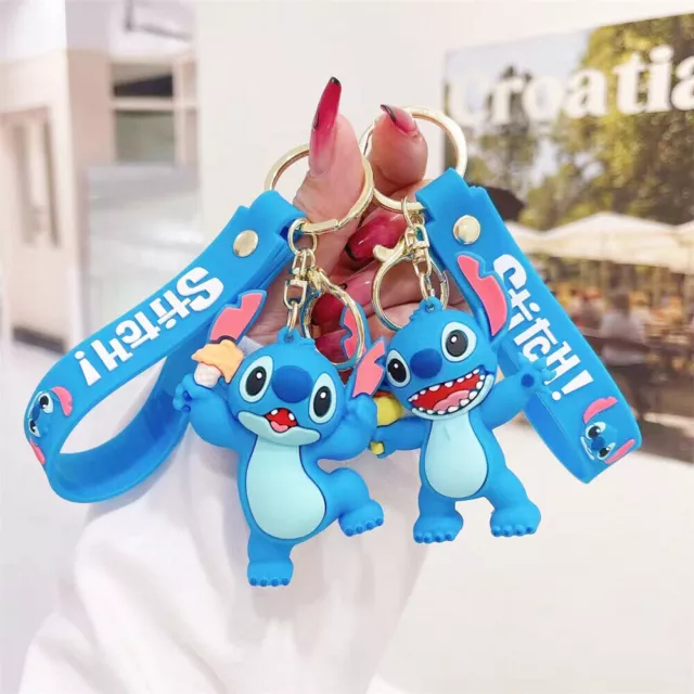 Lilo and Stitch Bambini Ragazza Portachiavi Portachiavi Borsa Ciondolo Regalo Affascinante Donna Carino
