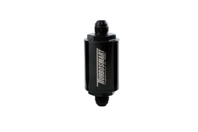 Turbosmart FPR Filtro carburante billet 10um AN-8 - Nero