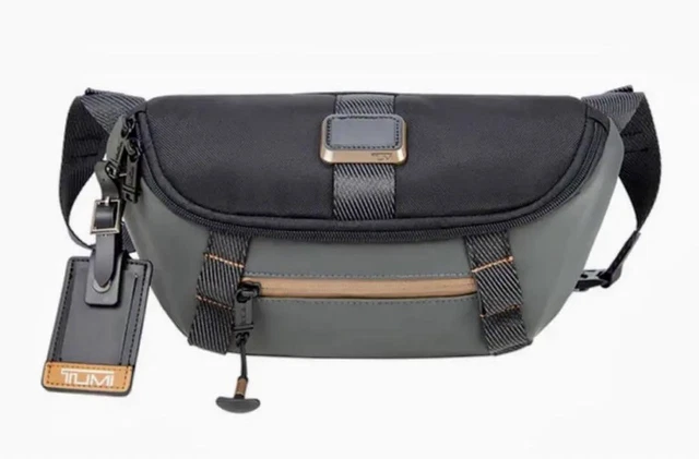 Tumi Alpha Bravo Squad Utility Crossbody Sling Bag Gray Travel Unused