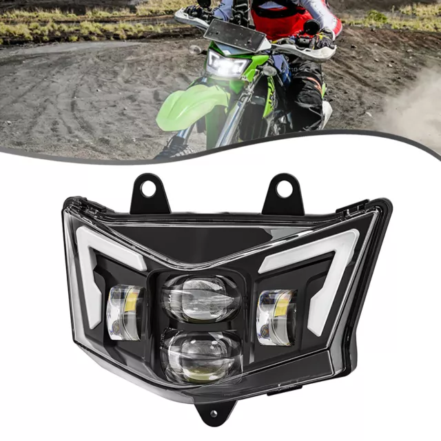 E24 E Nummer LED Schein werfer für Kawasaki KLR 450 2008-2023 mit E-Zustellung