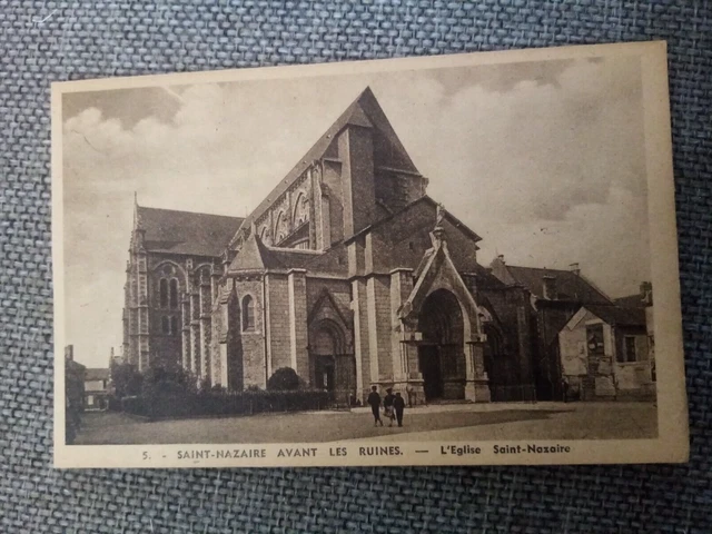 Cpa Saint Nazaire Avant Les Ruines L Église Saint Nazaire