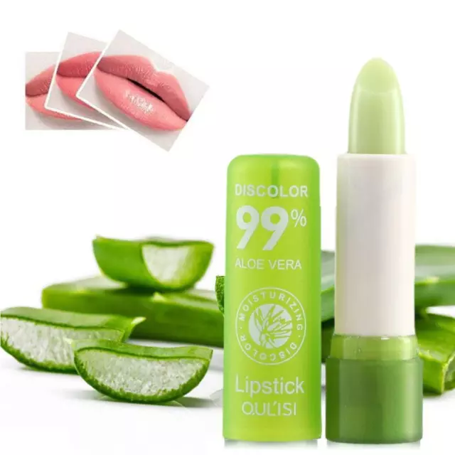 Aloe Vera Lipstick Color Mood Changing Long Lasting Lipstick[ Moisturizing W8P2