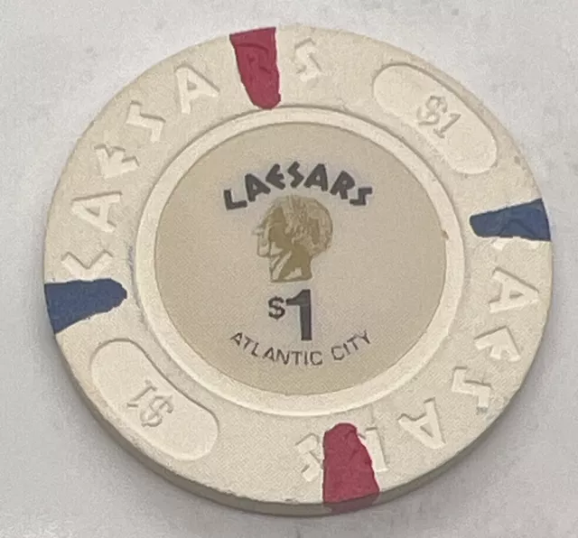 $1 CAESARS CASINO CHIP - ATLANTIC CITY, New Jersey - 1987