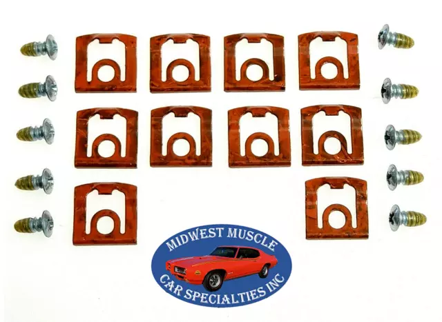 Fits Chrysler Dodge Plymouth Dart Rear Window Reveal Trim Molding Clips 10pcs ZV