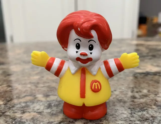 Fisher Price Little People Ronald McDonald Toy Fast Food Clown