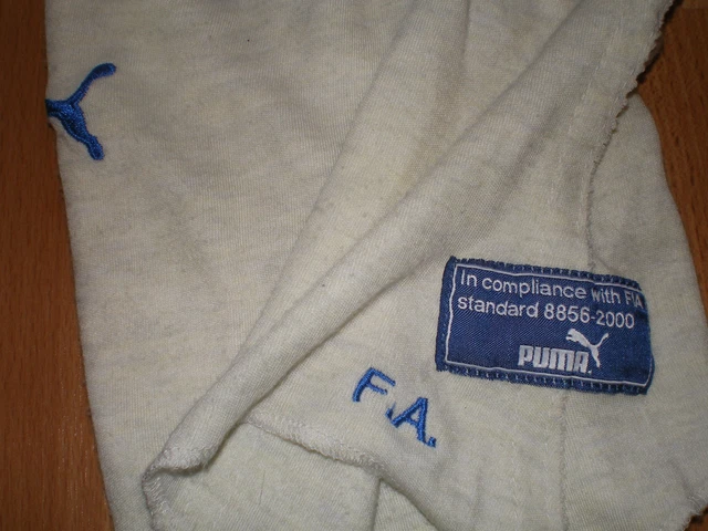 Original Puma used balaclava of Fernando Alonso Renault F1 team