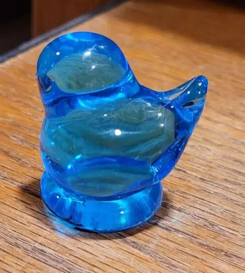 Terra Studios Small Glass Blue Bird of Happiness