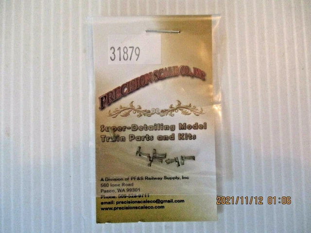 Precision Scale HO #31069 Brass Locomotive Bell With Bracket – 5.0mm, 1:87 Scale