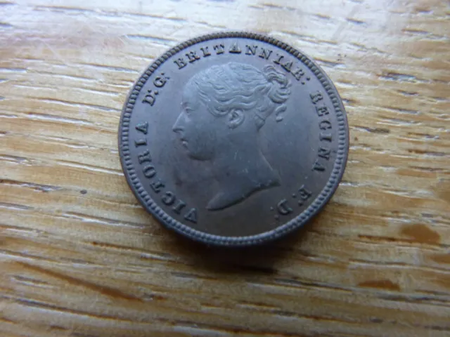 1844 Half Farthing Victoria Young Head (ref11G) 2