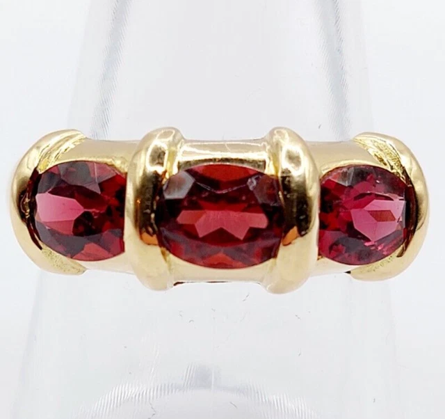 Bague Art Déco Française - Or 18 Carats Et Platine - Diamants Et Rubis Calibrés - Taille 50 - Occasion Très Bon état