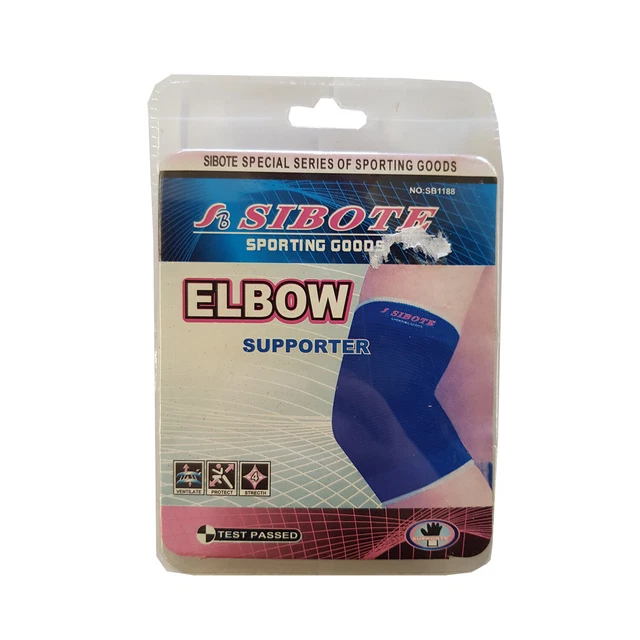 2 x ELASTIC ELBOW SUPPORT STRAPS SLEEVE BRACE COMPRESSION golf sport gym tennis