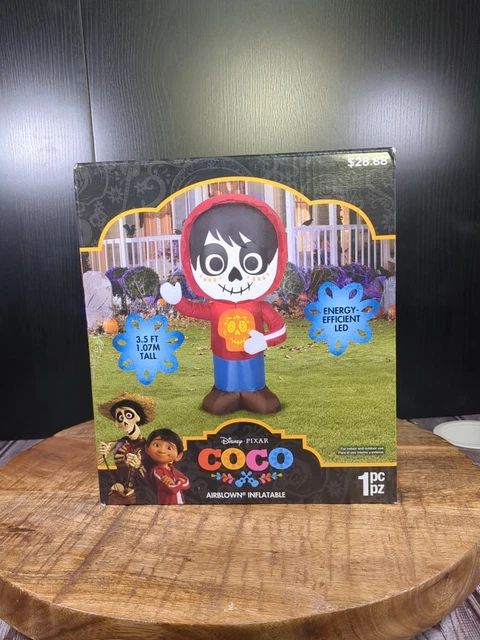 GEMMY 3.5FT TALL Disney's Miguel From Coco W/ Skull Halloween ...