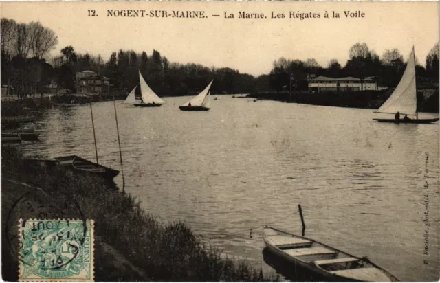 CPA Nogent s Marne La Marne, Les Regates a la Voile FRANCE (1339939)