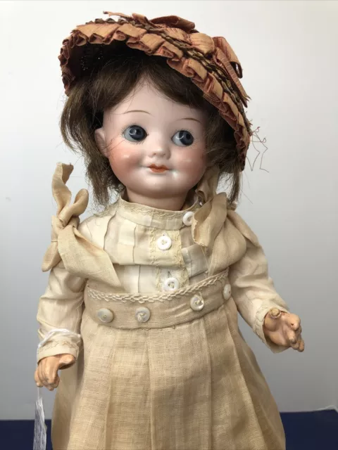 11.5” Antique Armand Marseille Germany A & M 323 Googlie Bisque Doll 5 Piece #Sa