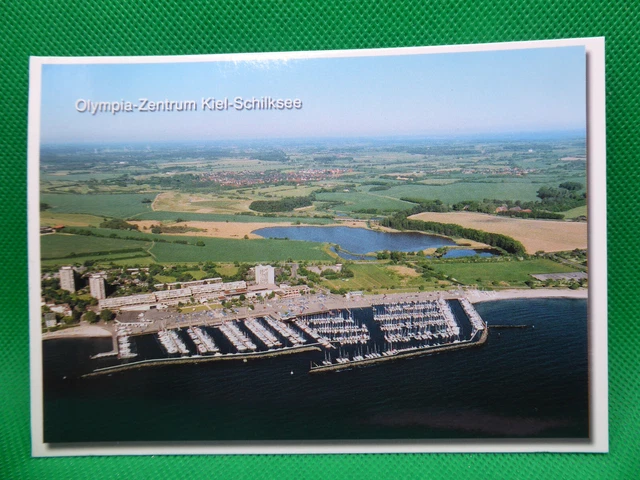 AK Kiel Schilksee Olympia-Zentrum, Luftbild, Marke Stempel Kiel 2006 (Nr. 1278)