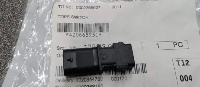 16-24 Sea-Doo Gtx Rxp Rxt Gtr Gts Wake Factory/Oem Tops Switch 420665951