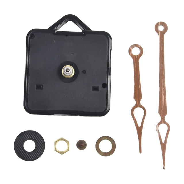 PATIKIL - 2 Set Di Movimenti Per Orologio Al Quarzo Con Lancette, Per Quadranti Spessore 5-8mm, Fai Da Te E Ricambi (Albero 23mm)