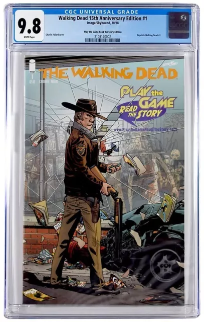 Walking Dead 15th Anniversary #1 CGC Graded 9.8 Play The Game Read the Story