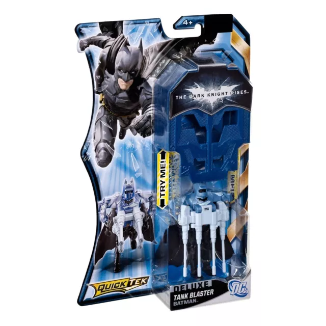 Batman The Dark Knight Rises QuickTek Tank Blaster Batman Deluxe Figure, New