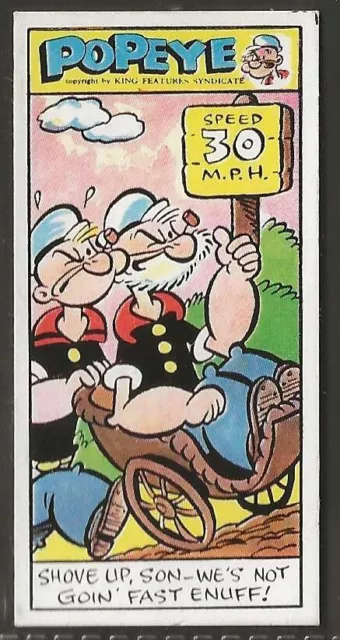 Primrose-Popeye 1960 (2Nd Series)-#30- Quality Card!!