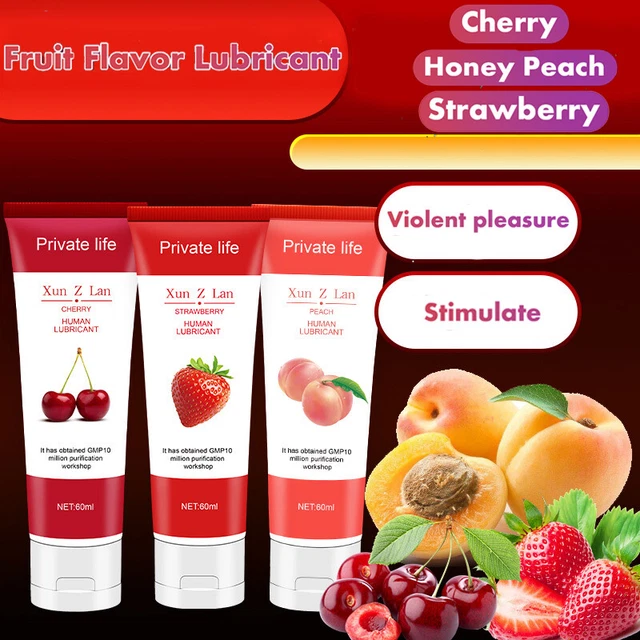 EDIBLE FRUIT FLAVOR Adult Lubricant Gel Lube Edible Oral Sex Sexual