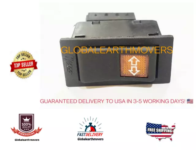 Indicator Rocker Switch for JCB Dumper Mini Digger Excavator Plant Forklift