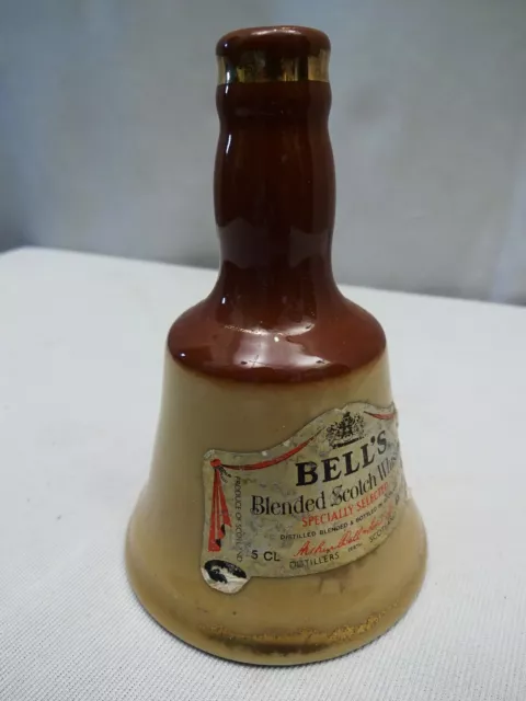 Wade Bell'S Scotch Whisky Perth Scotland Decanter Ceramic Bottle Empty Vintage "