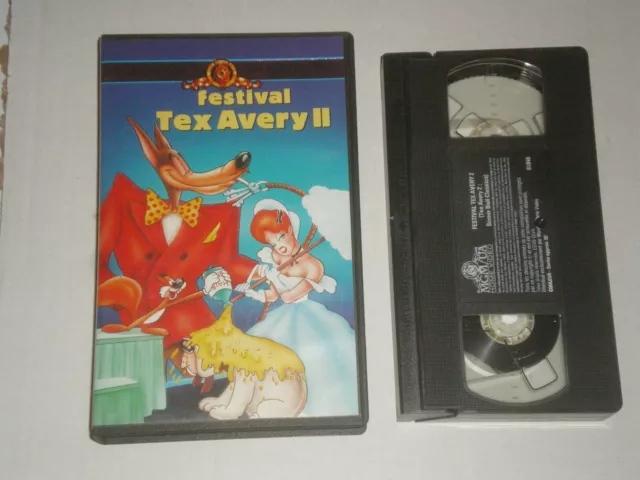 FESTIVAL TEX AVERY 2 les dessins animés MGM HOME VIDEO VHS(cassette vidéo)VOST