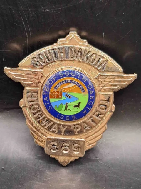 South Dakota Highway Patrol US Polizei Police Badge Abzeichen Marke Insigne Orde