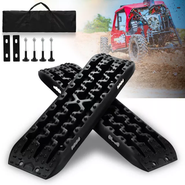 2x Anfahrhilfe Offroad Road Traction Schnee Reifen Auto Reifenleiter Gripmatte