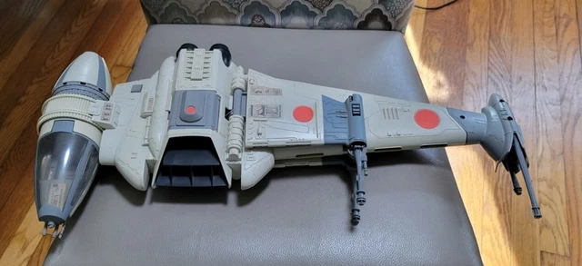 WORKING! Vintage B-Wing Fighter Star Wars ROTJ 1984 Kenner Vehicle - COMPLETE!