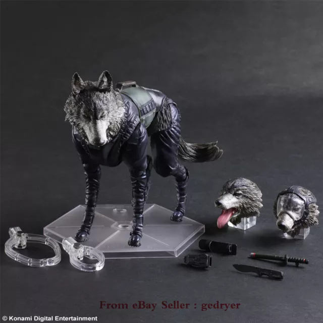 SQUARE ENIX PLAY ARTS Metal Gear Solid 5 Phantom Pain D-DOG Action Figure PVC