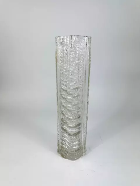 Vintage Rosenthal Glas Vase Martin Freyer Form 2 0384 Design Kunst 44 cm Retro