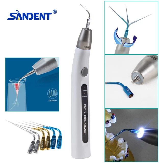 Attivatore Endodontico Sonico A Ultrasuoni AZDENT Con Punte – Irrigatore Per Canali Radicolari – Dentale