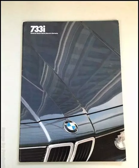 1984 BMW 733i 50-page Vintage Car Sales Brochure Catalog