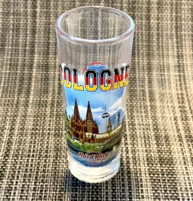 Hard Rock Cafe COLOGNE HRC • country colors city 4" shot glass V20 • 2022 • NEW