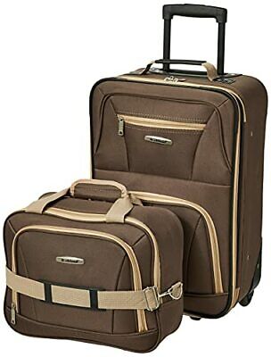 2 Pc Luggage Set - Brown