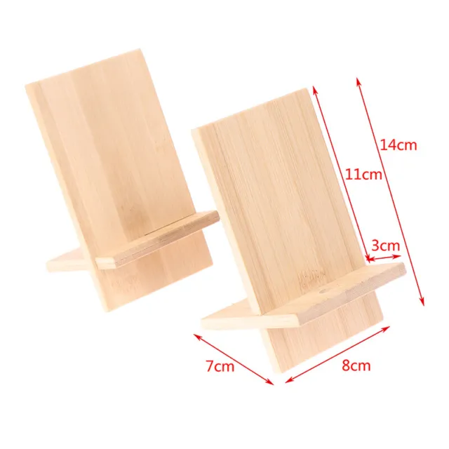 1PCS New Wooden Phone Holder Stand Mobile Smartphone Support Tablet StaAW
