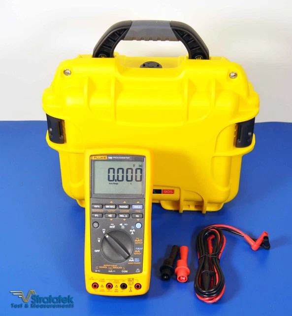 Fluke 789 ProcessMeter Loop Calibrator with HART - NIST Calibrated with Data