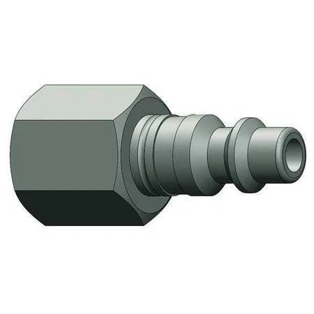 Dixon Valve & Coupling D2f2-B Female To Indust. Plug,(F)Npt,1/4,Brass
