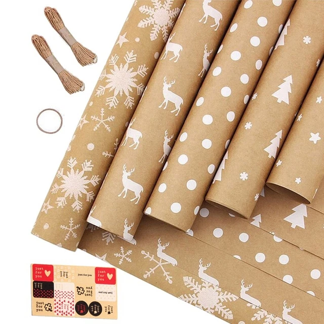 Sábanas de envolver, para Navidad Birtay Fiesta Envoltura 5 Pa G1T1