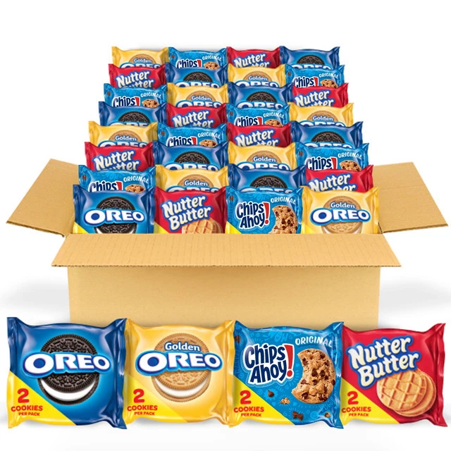 COOKIE VARIETY PACK, CHIPS AHOY! & Nutter Butter, 56 ct Snack Packs 33