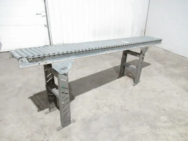 METAL ROLLER CONVEYOR 22 IN W X 40 L 85H (Used Tested)