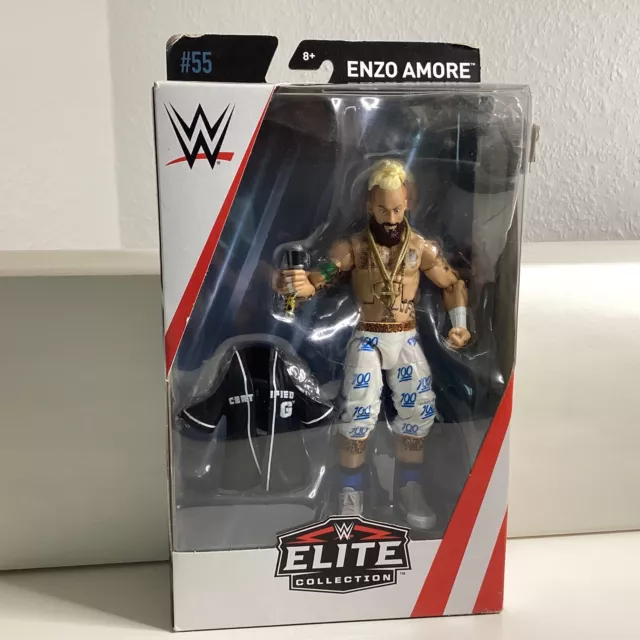 S098 WWE Enzo Amore Elite Collection - Actionfigur - #55 - Mattel - Neu