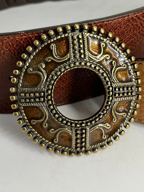 Chicos Leather Belt 39" x 2-3/4" (ND)