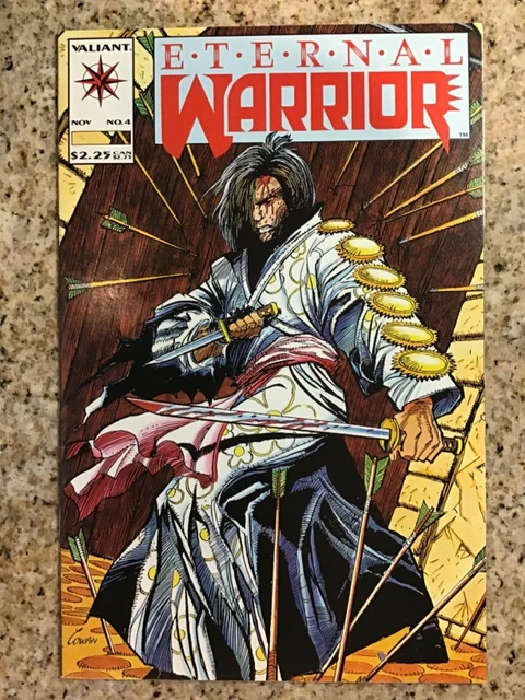 Eternal Warrior #4 - 1st Blood Shot - Valiant - VF/NM!