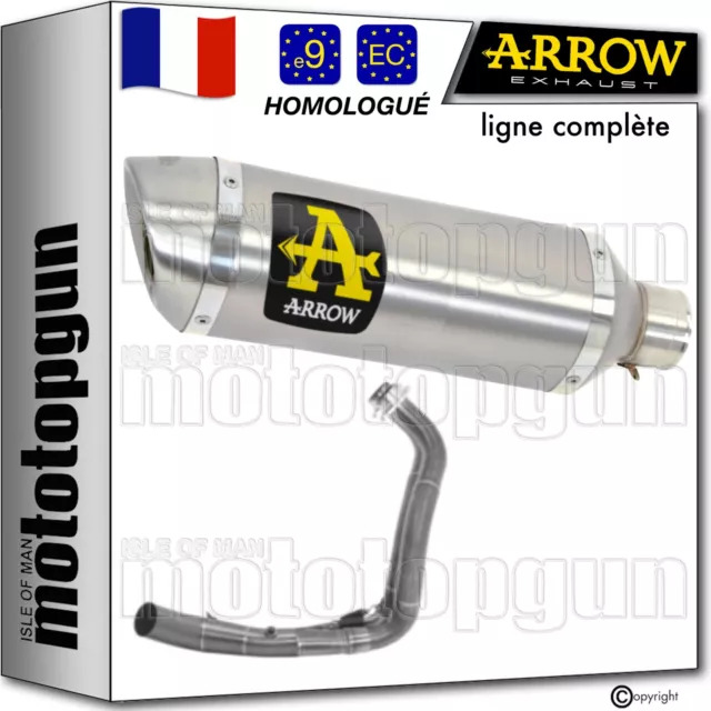 Arrow Ligne Complete Approuve Rc Bas Thunder Aluminium Yamaha Tracer 7 2024 24