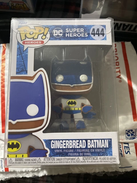 Funko POP! Heroes DC Holiday - Batman Gingerbread #444 w/ protector