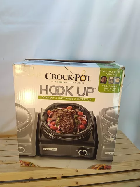 Crock-Pot SCCPMD3-GR Hook Up Connectable Slow Cooker 3.5-Quart