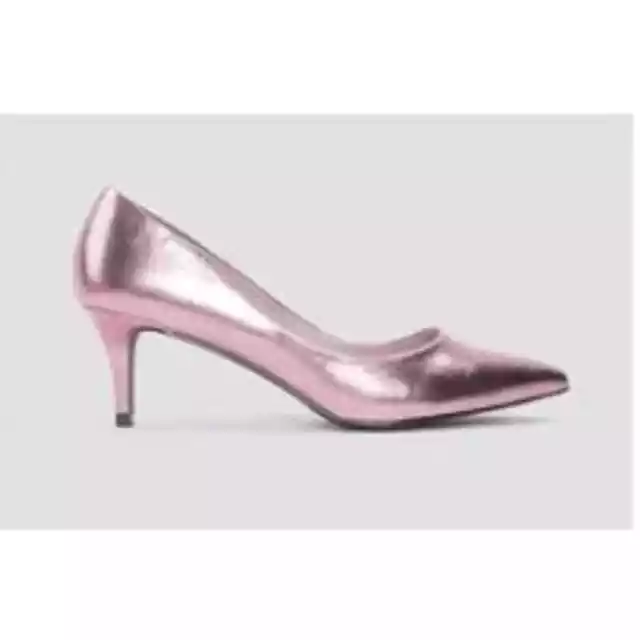 NWT INC Metallic Pink Purple Zitah Pointed Toe Heel Pumps size 6 2